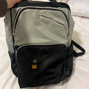 Stylish Black and Light Gren/sage Backpack
